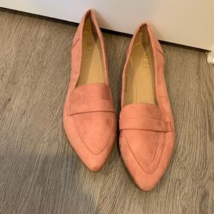 Mauve Pink Loafer Flats
